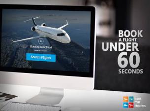 Book Your Private Jet in less than 60 secs at BookMyCharters