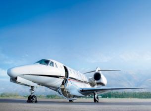 Leaving on a private jet plane